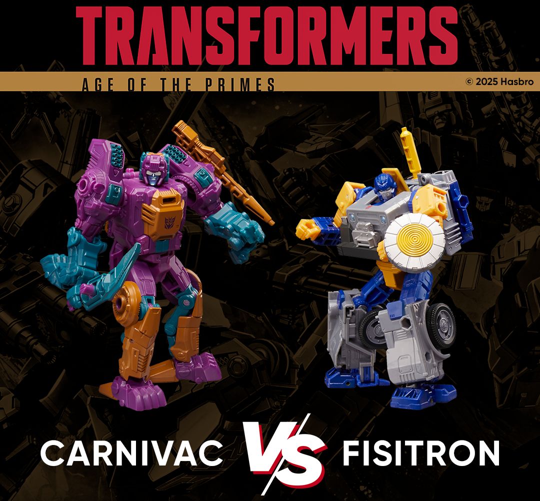 Transformers Age of the Primes Wreck 'N Doom Collection Carnivac vs Fisitron (Ironfist) - 2-Pack