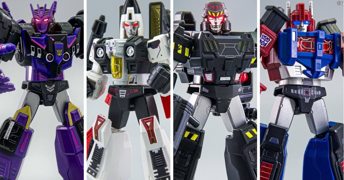 Blokees Miner Megatron, Tarn, Delta Magnus, More Shining Version 03 In-Hand Images