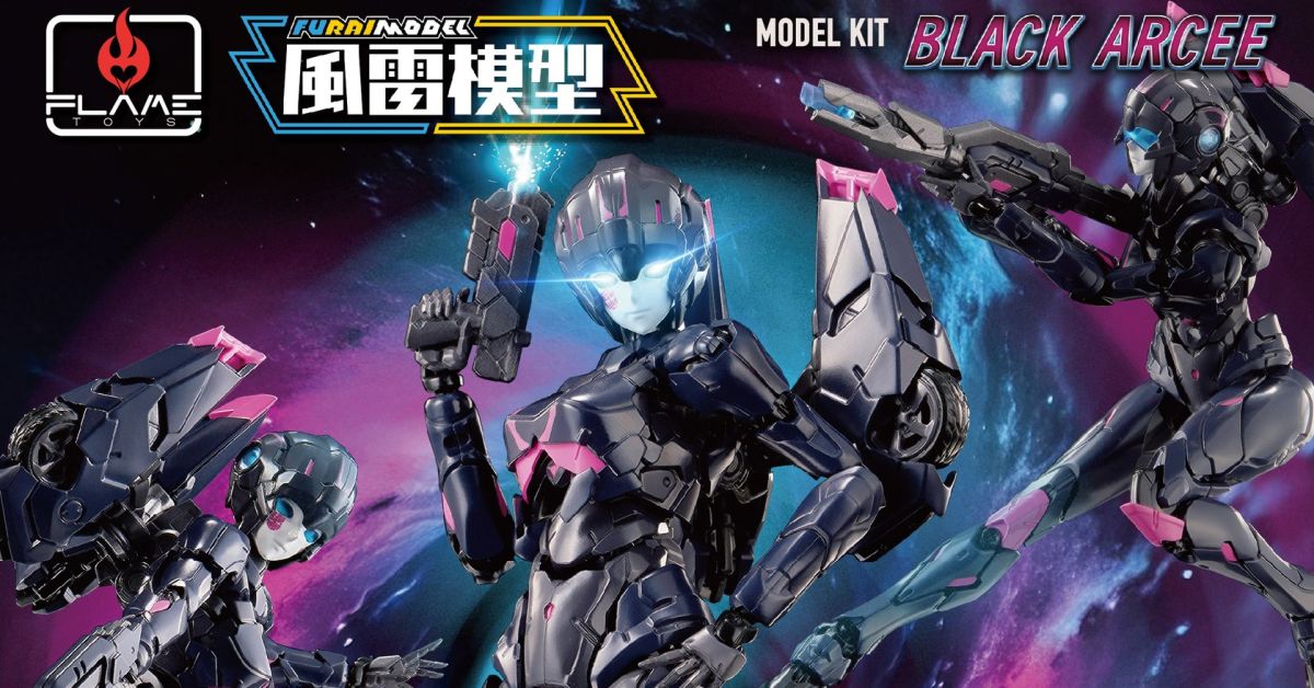 PREORDER! Black Arcee Furai Model Official Images & Details From Flame Toys