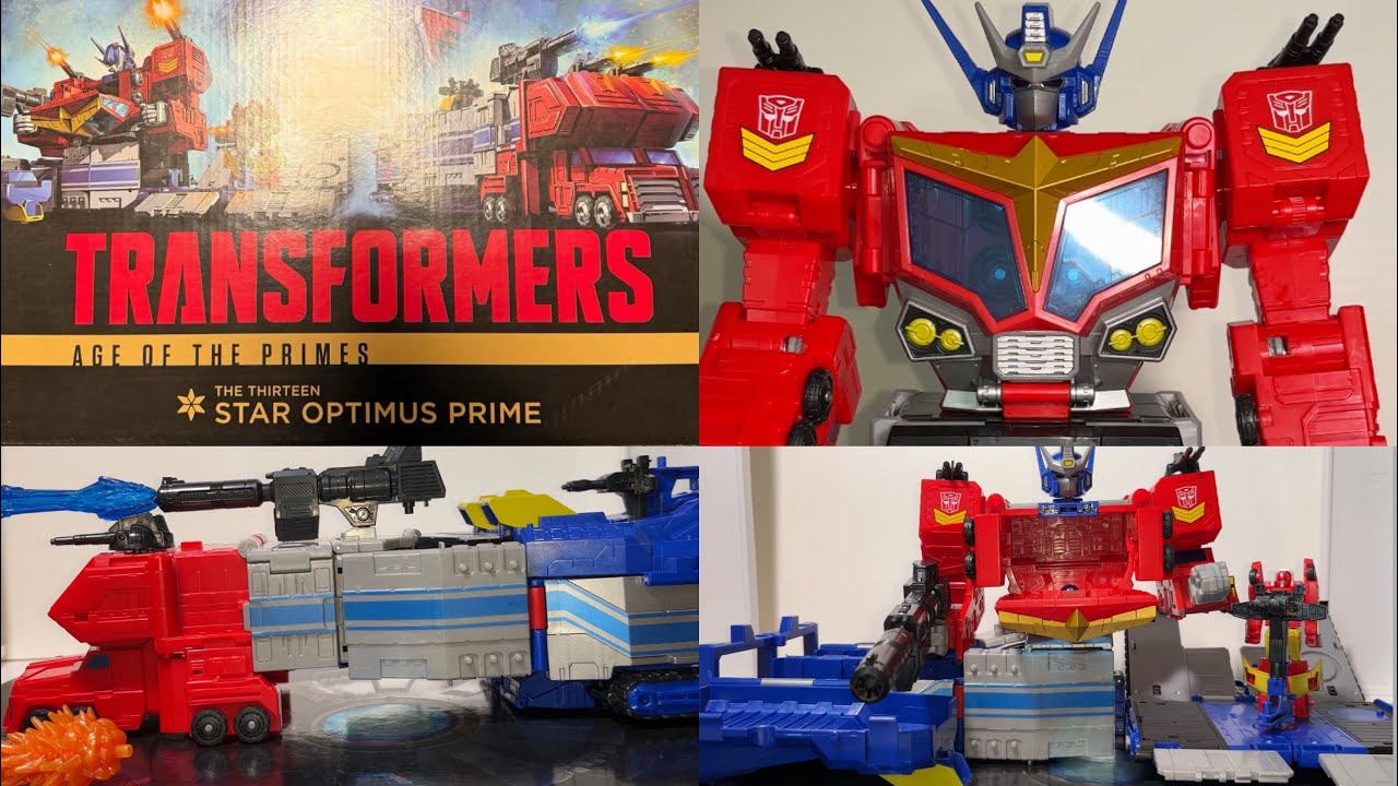 Daily Prime - How To Transform Star Optimus Prime. Robot To Truck, To Base & Back To Robot