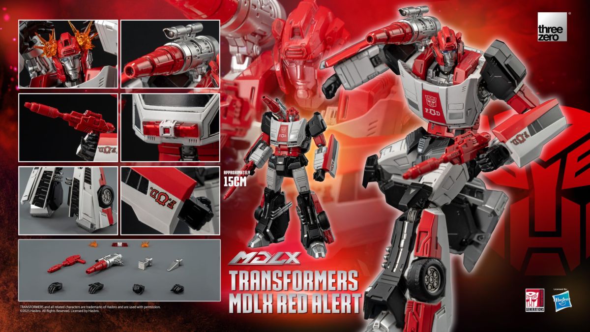 PREORDER! Transformers MDLX Red Alert from threezero