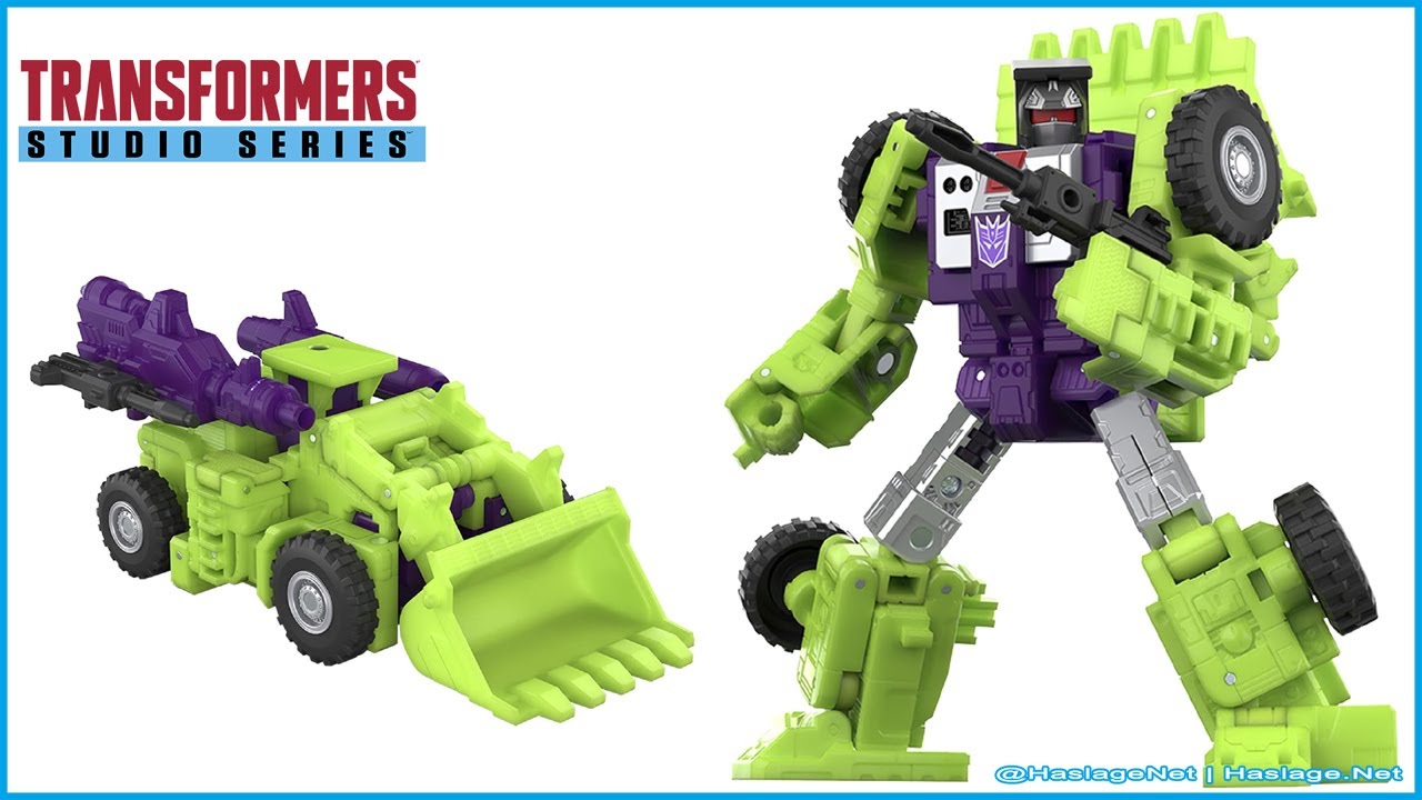 Transformers Studio Series Voyager Transformers: The Movie Constructicon Scrapper Review