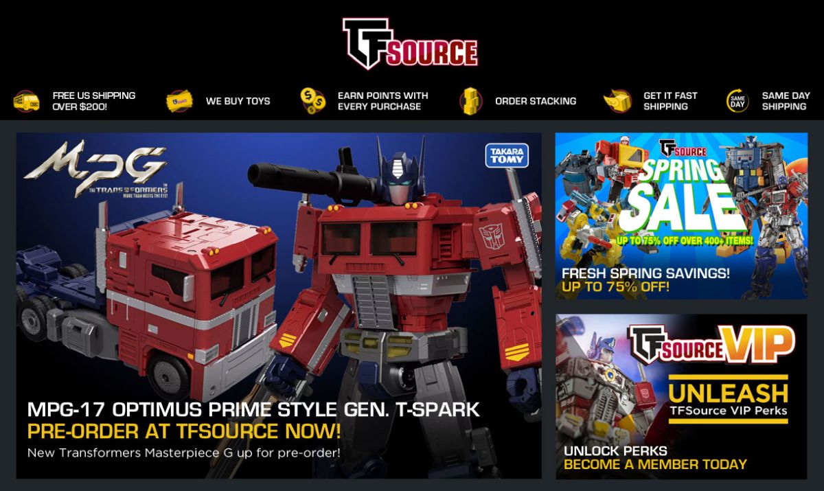 TFSource News - Spring Sale Continues! Save Up To 75% Off 400+ Items!