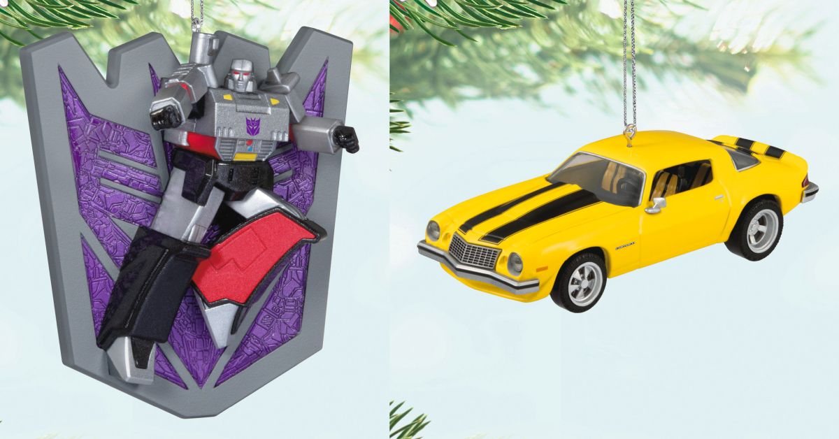Hallmark 2025 Megatron and Bumblebee Transformers Keepsake Ornaments Revealed