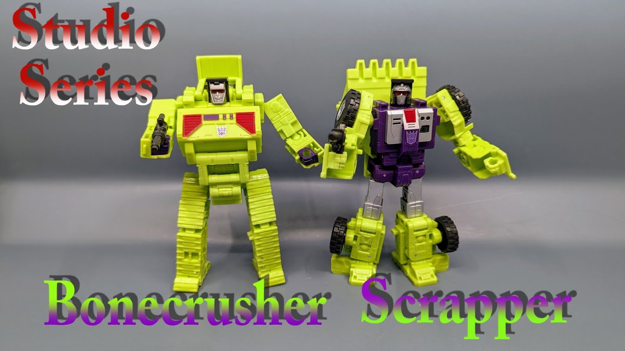 Chuck's Reviews Transformers Studio Series Bonecrusher And Scrapper