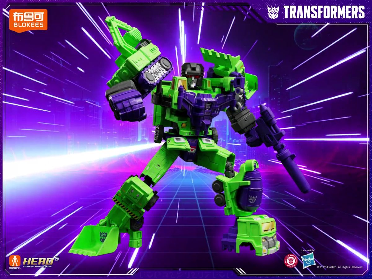 Blokees Devastator Official Constructicons Animated Preview