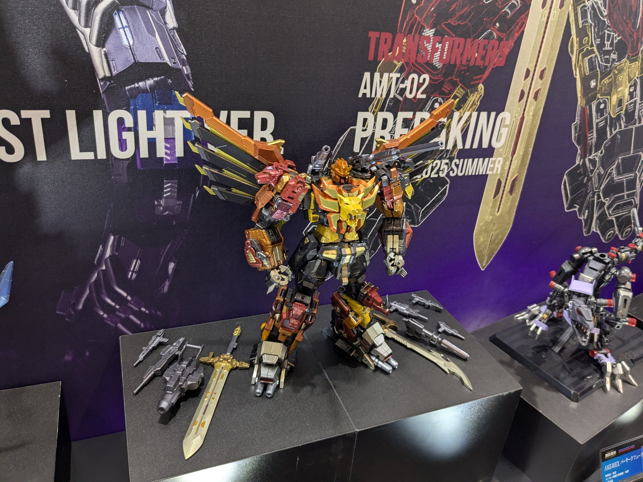 Adamas Machina AMT-02 Predaking Color Images from Transformers T
