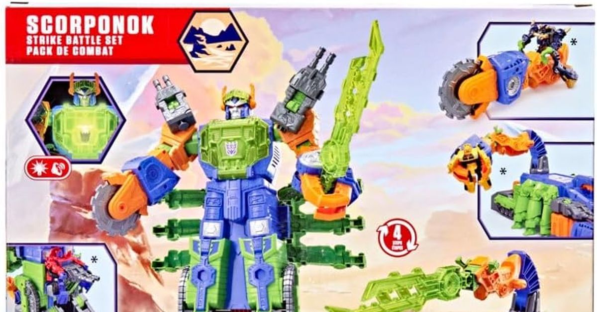 PREORDER! Scoroponok Strike Battle Set from Transformers Cyberworld