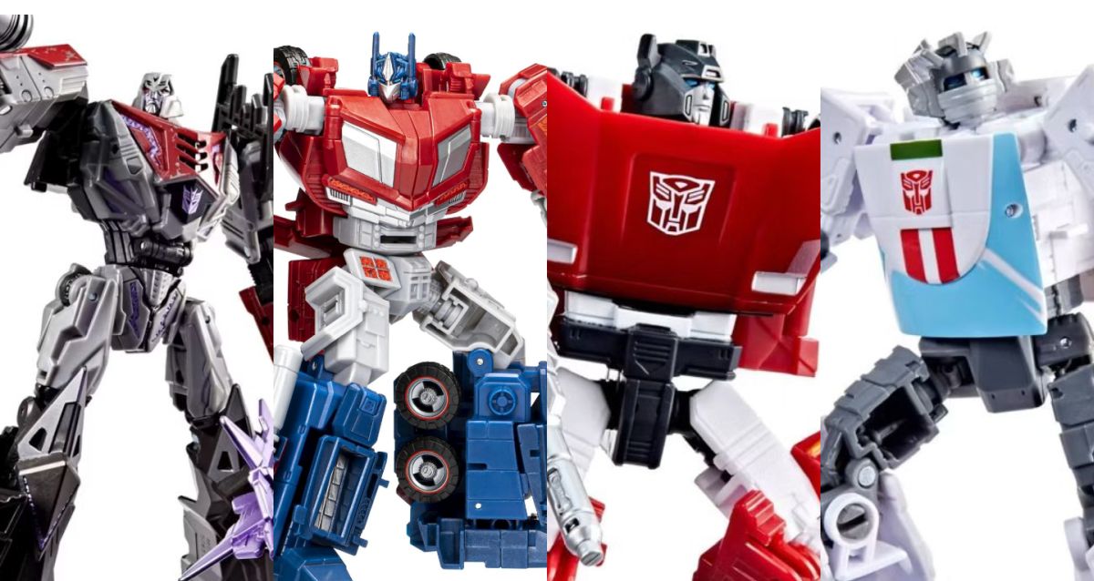 PREORDER! Studio Series Optimus, Megatron, Sideswipe, Wheeljack Game Figures