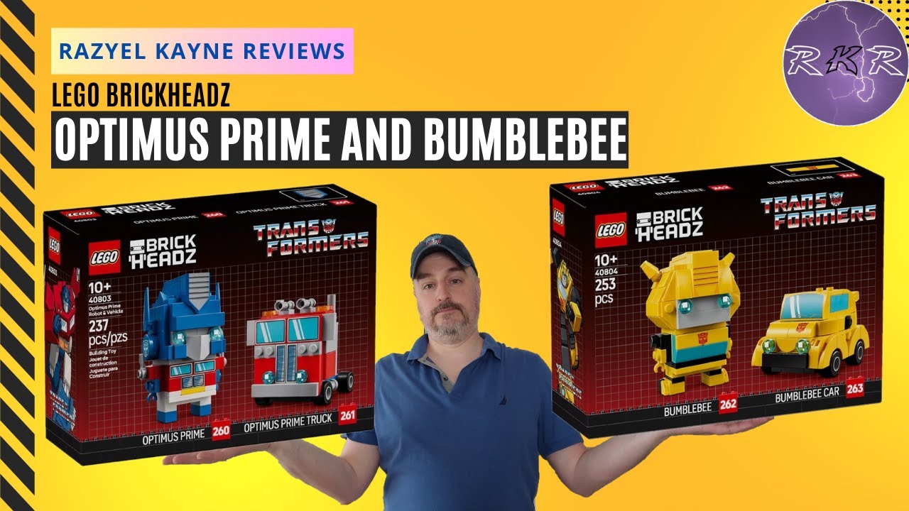 Toy Review - Transformers Lego Brickheadz: Optimus Prime And Bumblebee