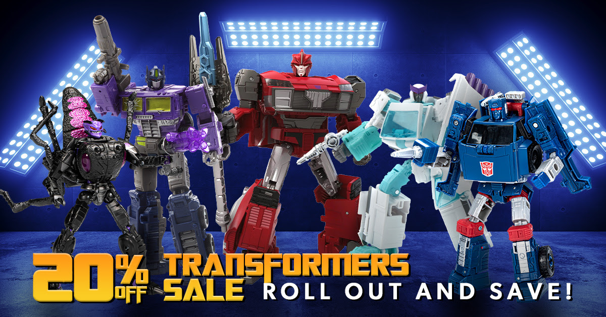 20% OFF Transformers! Roll Out and Save at BigBadToyStore
