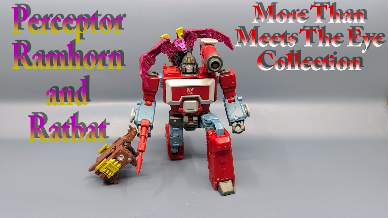 Chuck's Reviews Transformers Mtmte Collection Perceptor Ramhorn And Ratbat