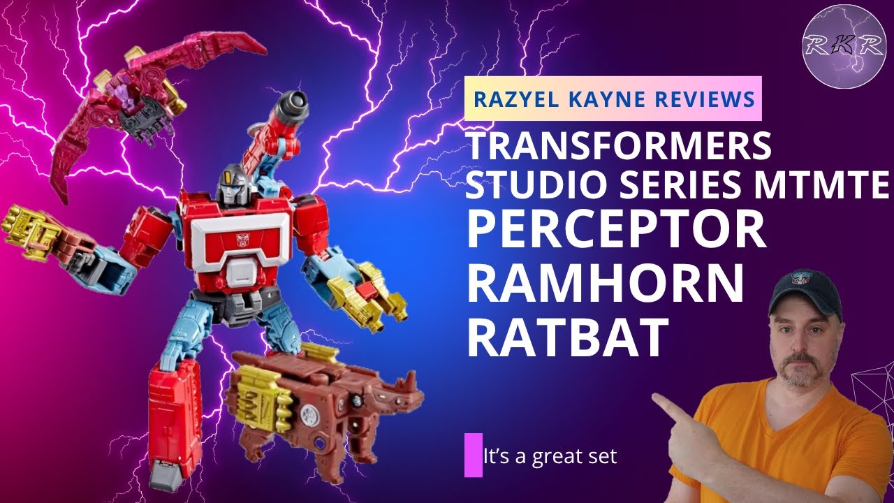 Toy Review - Transformers Studio Series Mtmte Collection: Perceptor, Ramhorn And Ratbat