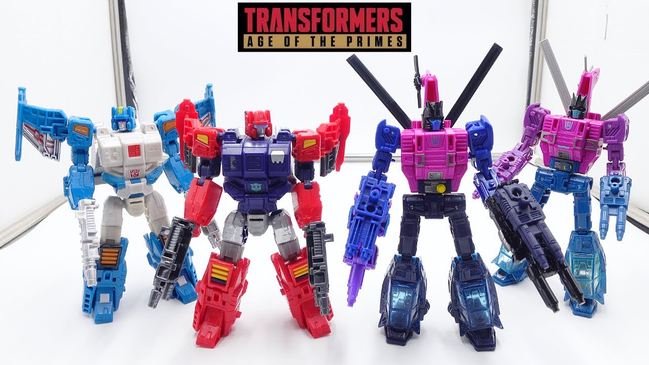 Transformers Age Of The Primes Wreck N Doom Diaclone Topspin +Spinister Review!!! [4k]