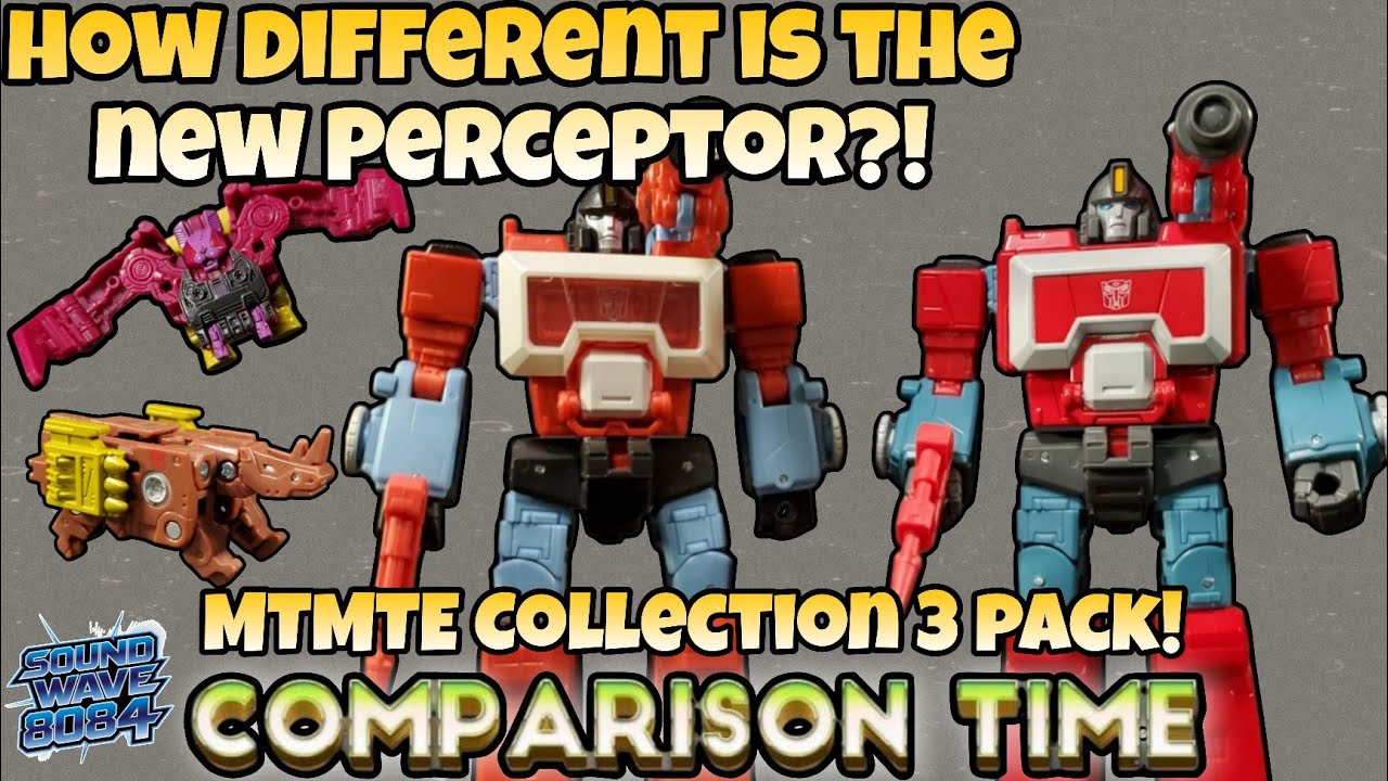 Perceptor/Ramhorn/Ratbat MTMTE Collection 3 Pack Comparison Time Review