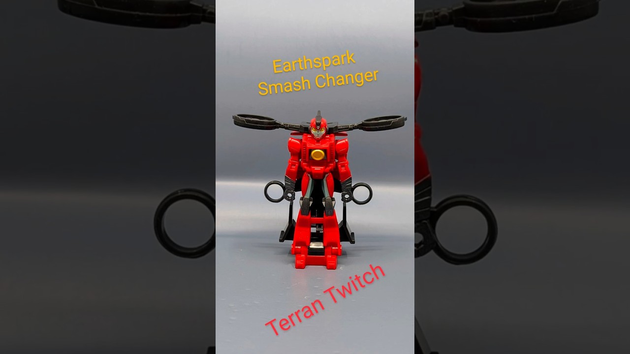 3 Minute Reviews Transformers Earthspark Smashchangers Onestep Autobots Terran Twitch Drone