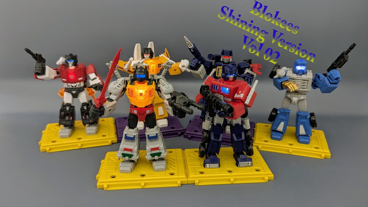 Chuck's Reviews Transformers Blokees Shining Version Vol 02