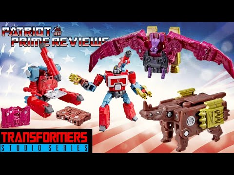 Patriot Prime Reviews Studio Series 3-pack. Ramhorn, Rabat, And Perceptor.