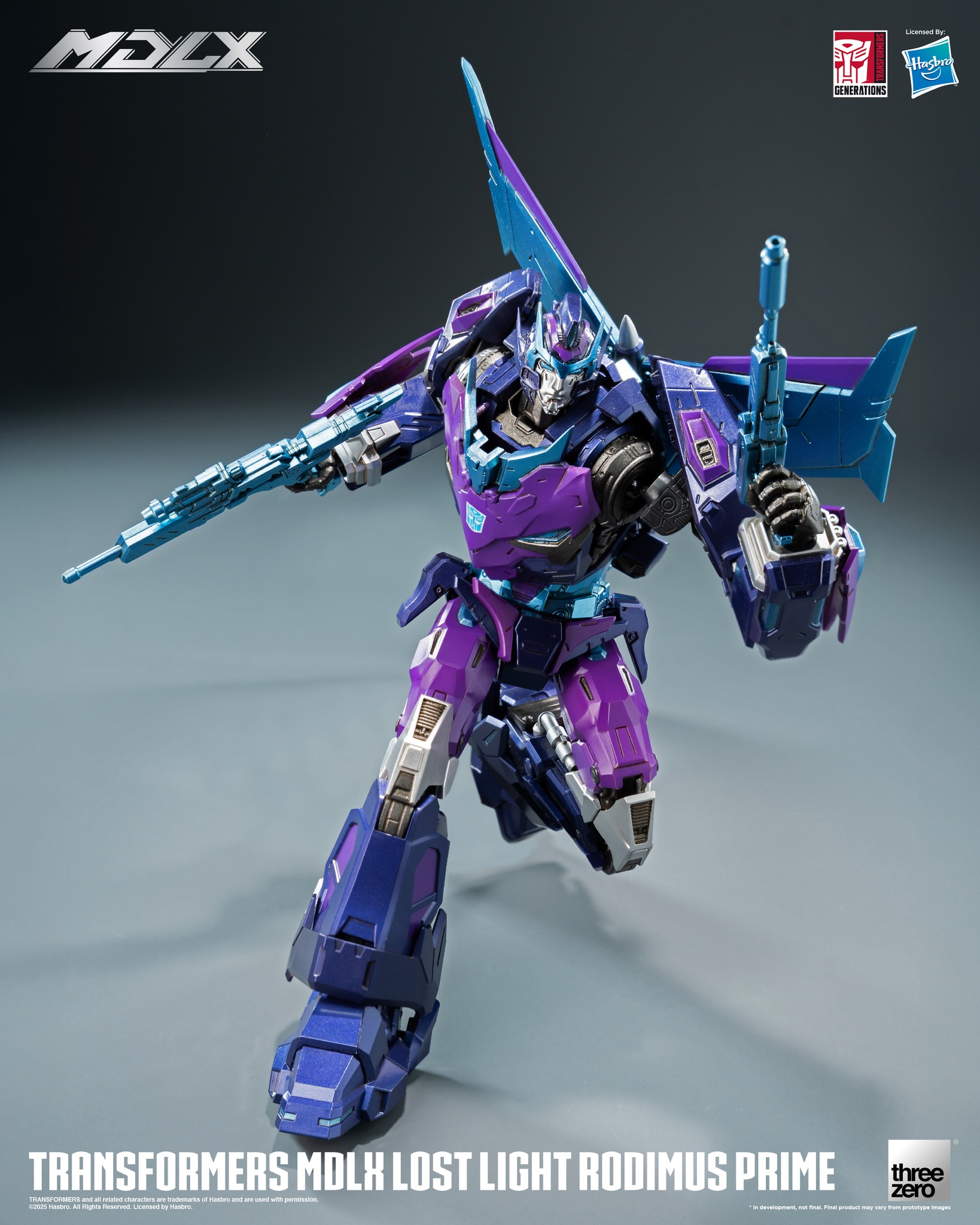 MDLX Lost Light Rodimus Prime Limited Edition SDCC 2025
