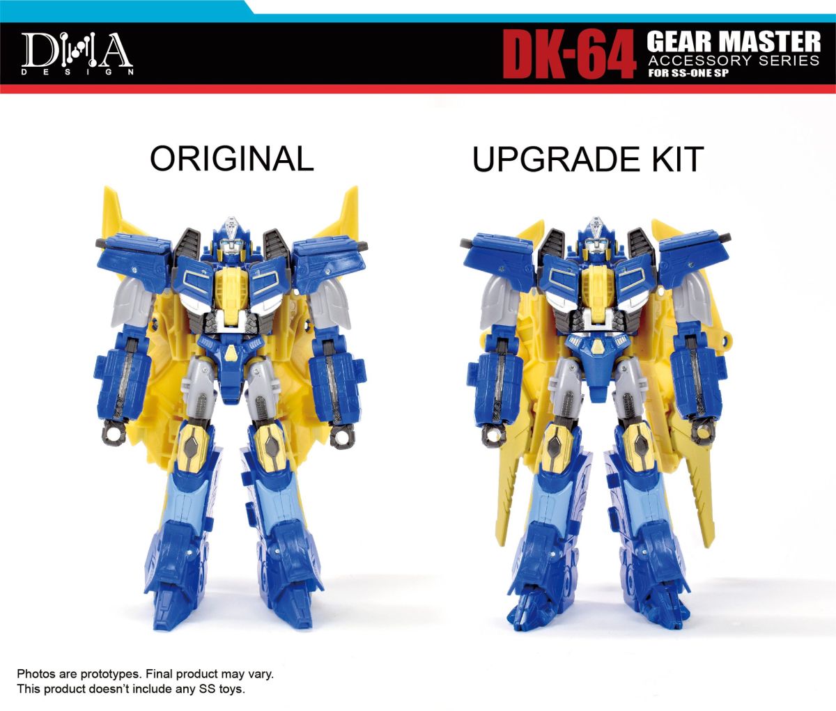 【kentan様】HEAD Stealth DNA DNA Design DK-64 ONE Sentinel Prime Upgrade Kit With Bonus