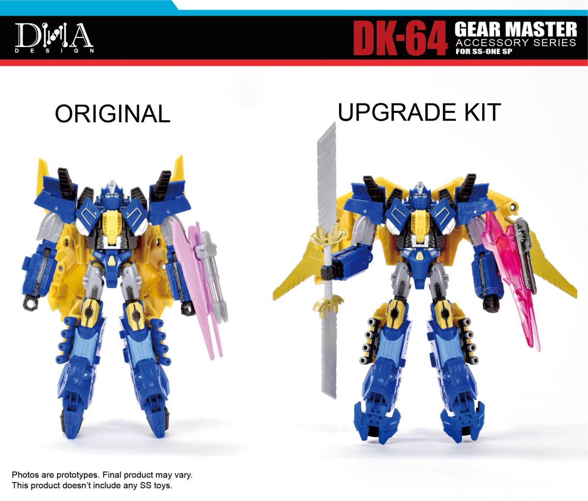 DNA Design DK-64 ONE Sentinel Prime Upgrade Kit With Bonus