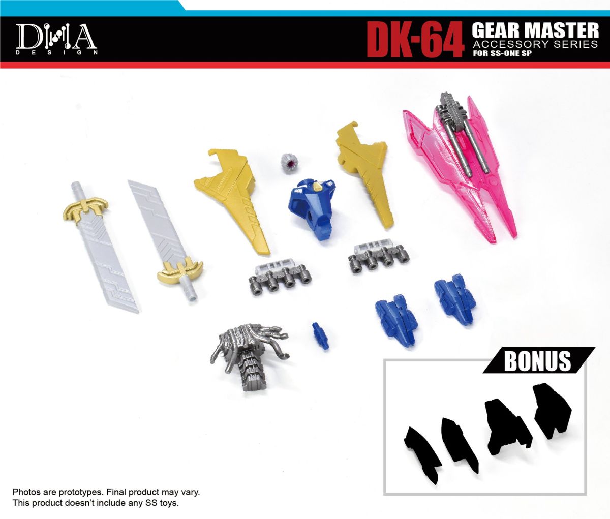 【kentan様】HEAD Stealth DNA DNA Design DK-64 ONE Sentinel Prime Upgrade Kit With Bonus