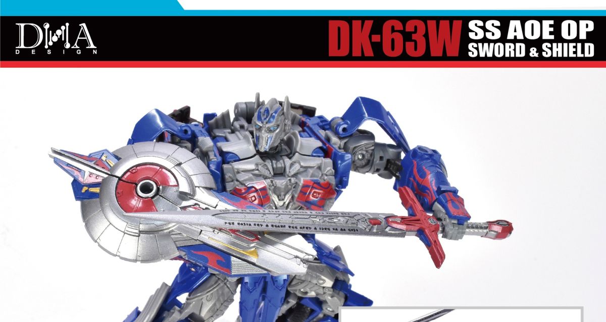 DNA Design DK-63 & DK-63W SS AOE Optimus Prime Upgrade Kits Revealed
