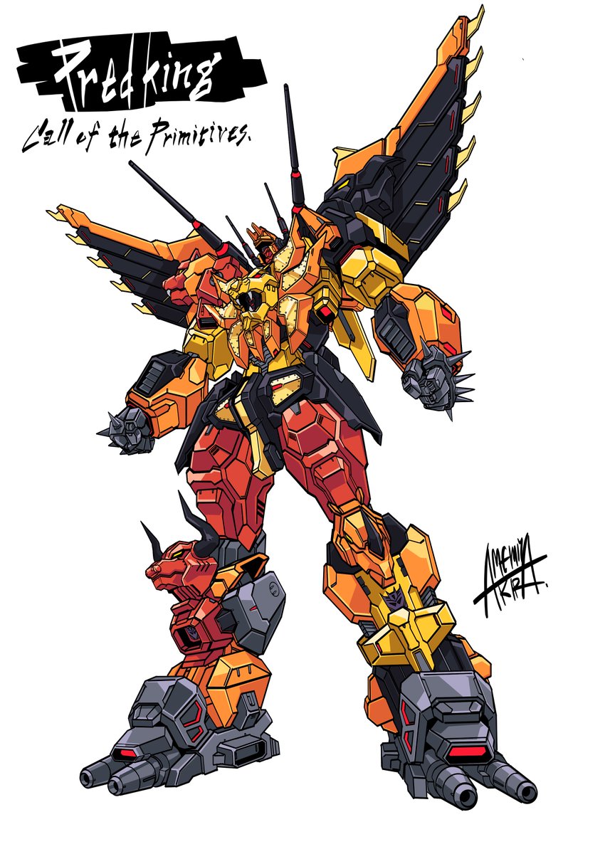 T-Spark Adamas Machina AMT-02 Predaking Official Concept Art