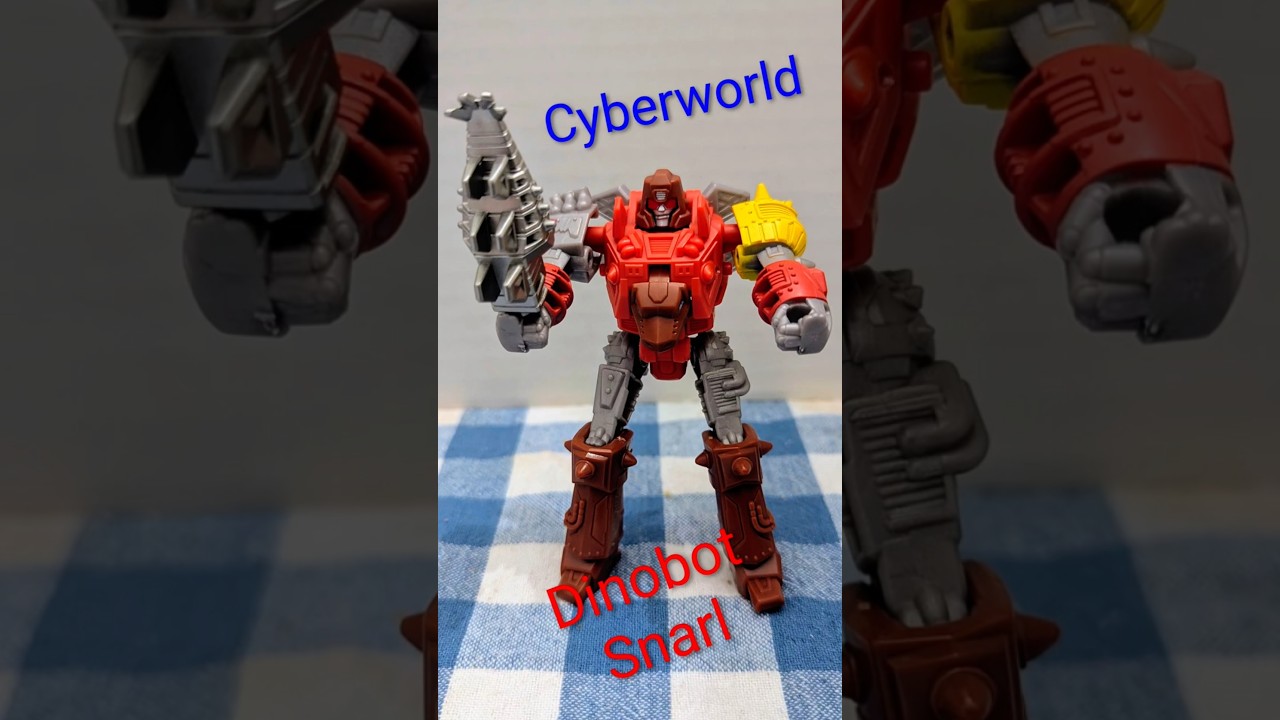 3 Minute Reviews Transformers Cyberworld Dinobots Autobots Snarl Stegosaurus Simplified