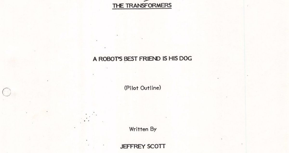 The Transformers 1984 CBS Network Pitch Documents Now Online