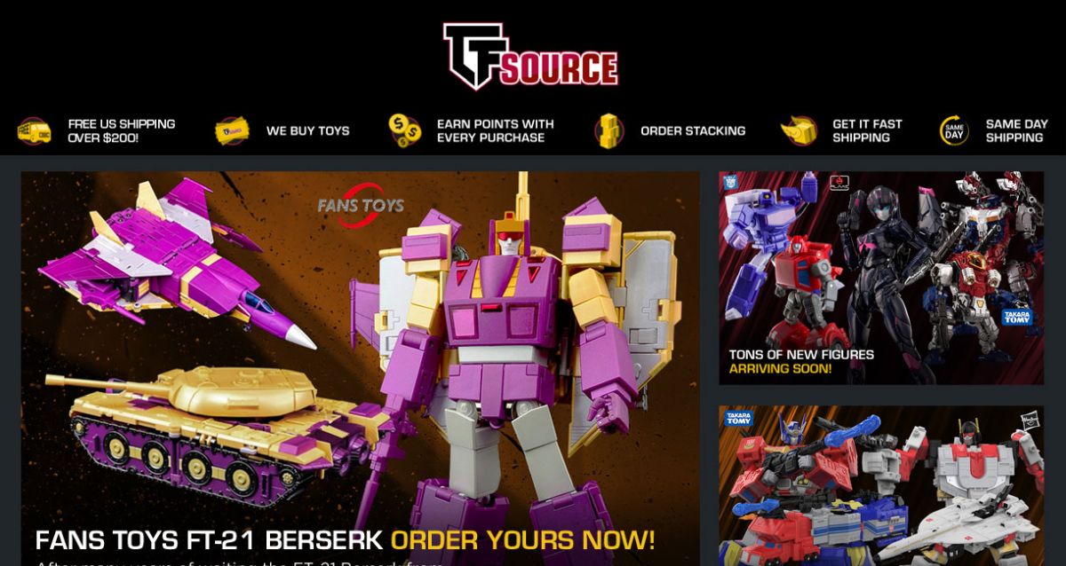 TFSource News - Fans Toys Berserk, Studio Series, Senergenex and More Arriving Soon!