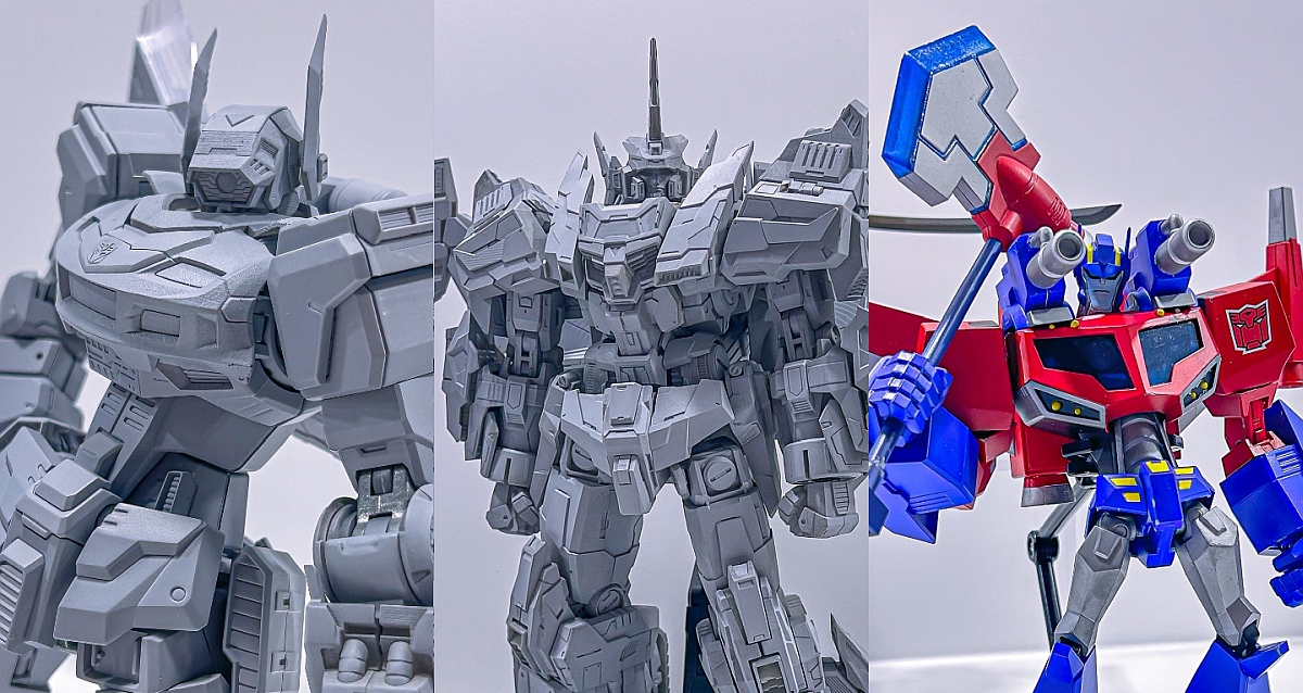 MEDICOM TOY - 2個 BE@RBRICK OPTIMUS PRIME 100％ &amp; 400％ Daily Prime - Bearbrick x Transformers Optimus Prime 400