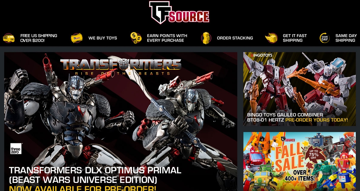 TFSource News - Power of the Primes Predaking, threezero, Fans Toys, and More!