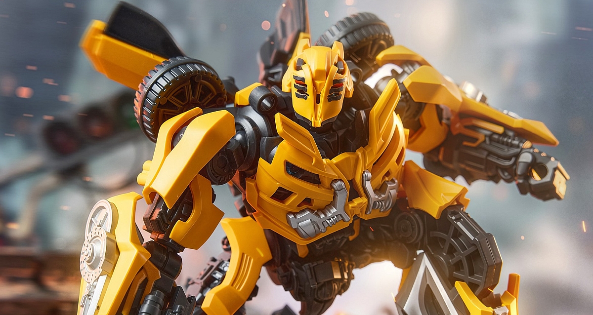 Dark of the Moon Bumblebee Official Reveal For Blokees Classic Class Series Model Kit