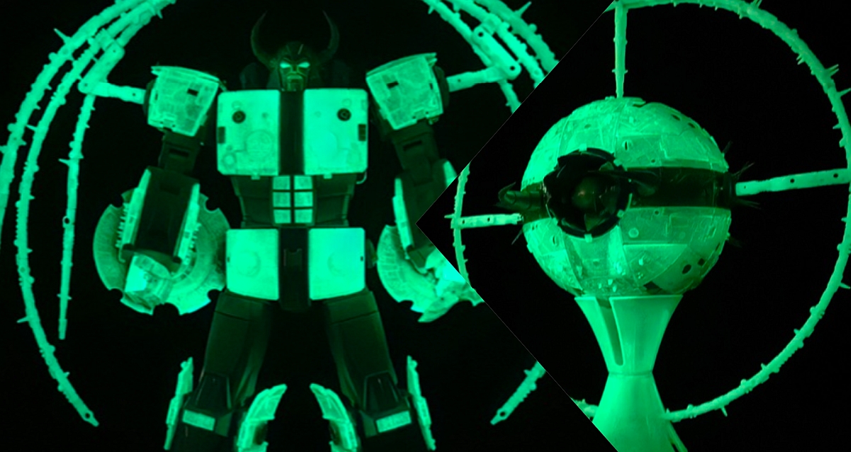 01S01G Bacteria (Lucky Draw Unicron Of Light) Glow-In-Dark Edition From 01 Studio
