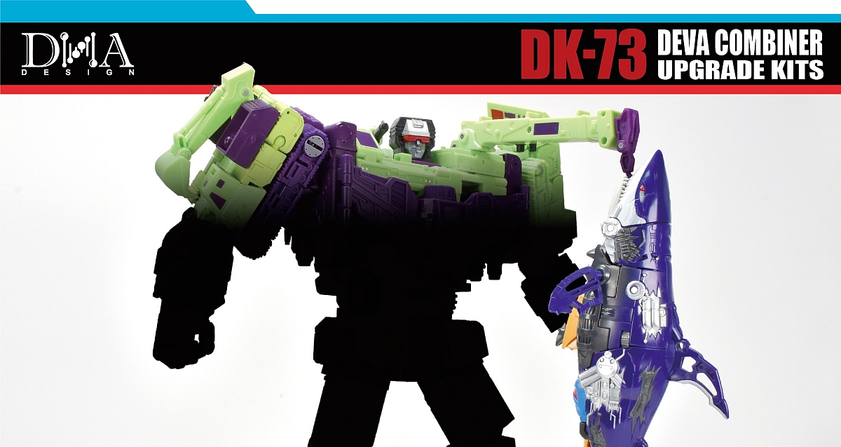 DNA Design DK-73 Upgrade Kit for Studio Series Constructicons Devastator Coming Soon