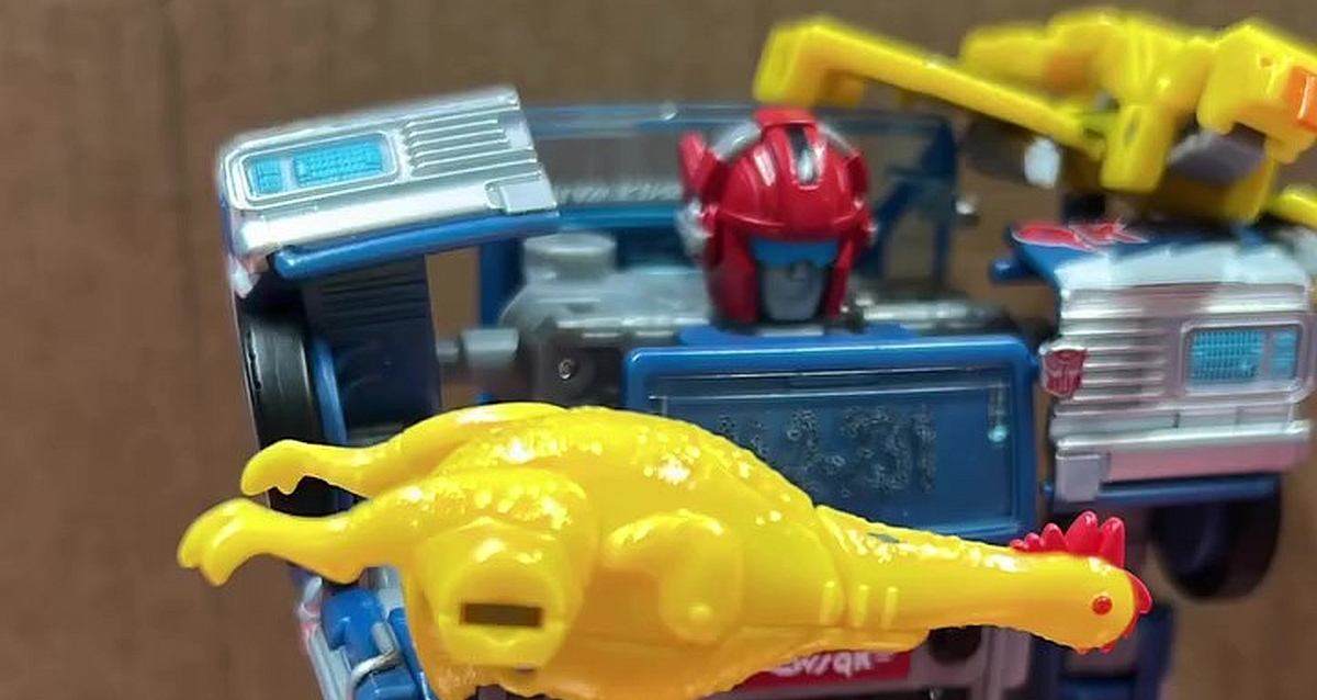 Stranger Things Freakwency with 8-Trax In-Hand Images of Transformers Collaborative Figures