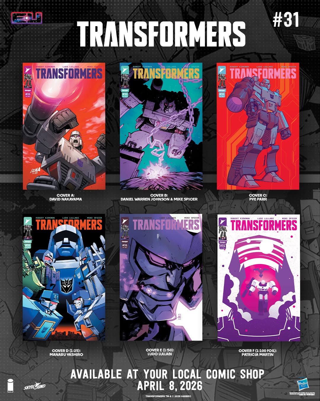 Transformers Issue #31 Comic Book Preview - Biggest Megatron Story Ever Begins!