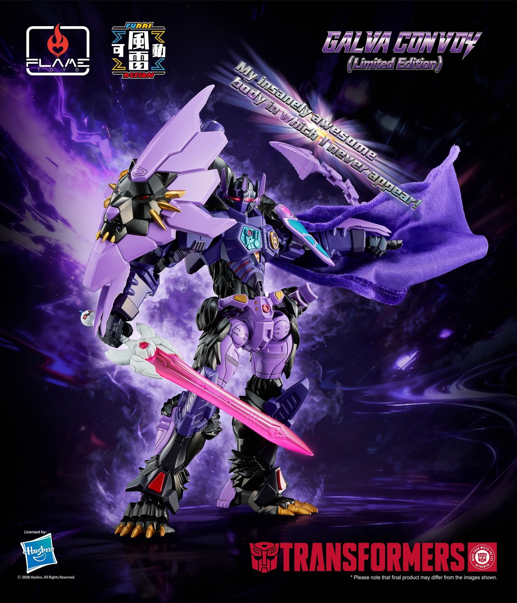 Daily Prime - Furai Action Galva Convoy Limited Edition Action Figure Coming Soon