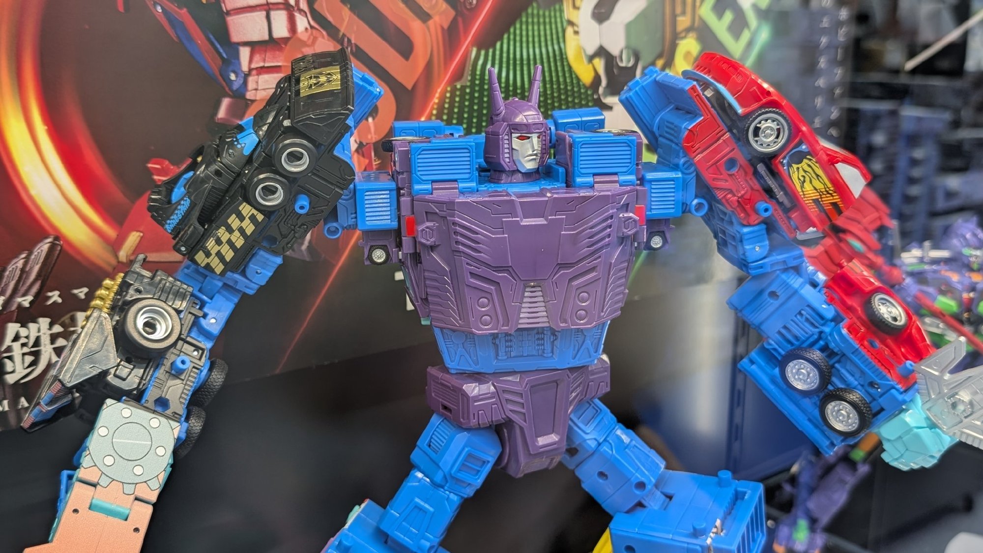 NL-02 Menasor G2 Giftset New Display Images Takara TOMY