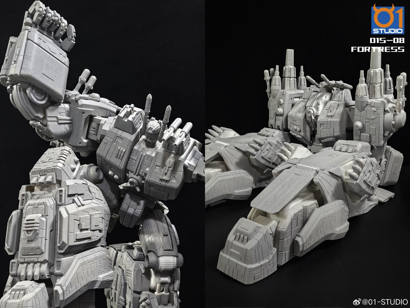 01 Studio 01S-08 Fortress (FOC Metroplex) Project More New Grey Model Images
