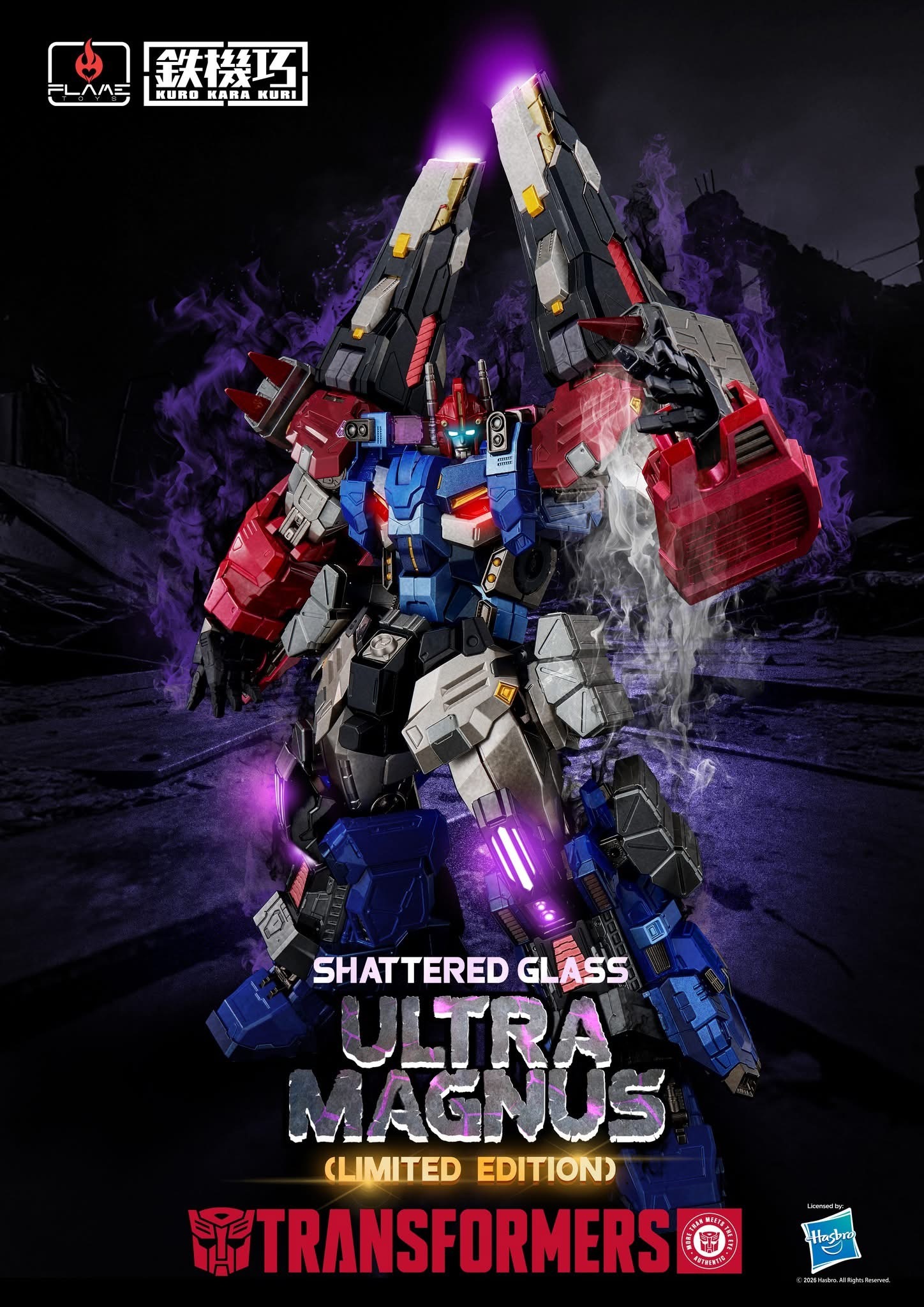 Flame Toys Kuro Kara Kuri Shattered Glass Ultra Magnus Expo Limited Edition Revealed