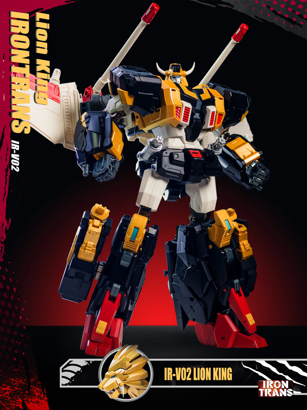キムウジン　ポラロイド IronTrans IR-V02 Lion King (MP Victory Leo) In-Hand Images