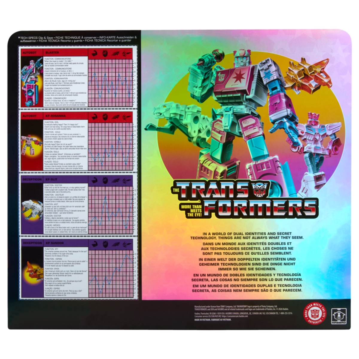 Image of Jem And The Holograms X Transformers Autobotblaster Kpglit Kp Rosanna Kpsundor  (27 of 57)