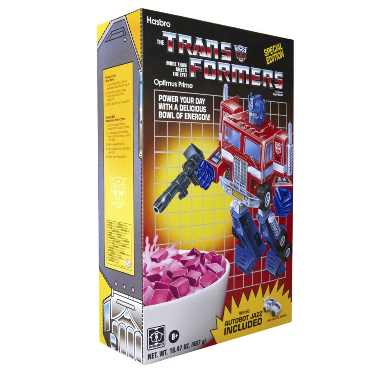 Image of Transformers Optimus Prime Autobot Jazz Cereal Box Set Official Details  (52 of 57)