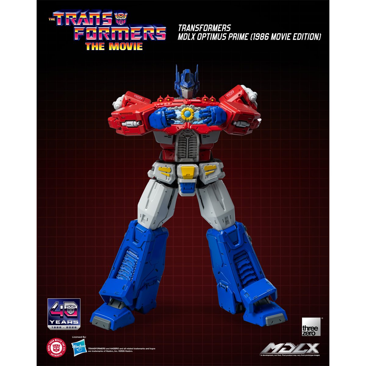 Threezero Transformers Optimus Prime, Megatron, Bumblebee 1986