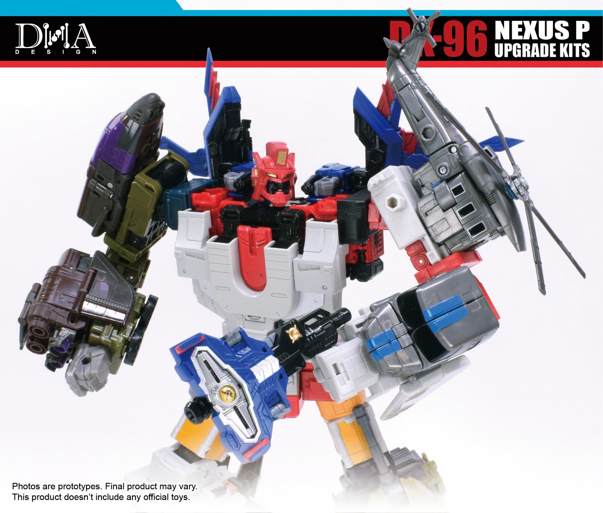 DNA Design DK-96 Nexus P (Nexus Prime / Nexus Maximus) Transformers Upgrade Kit Coming Soon