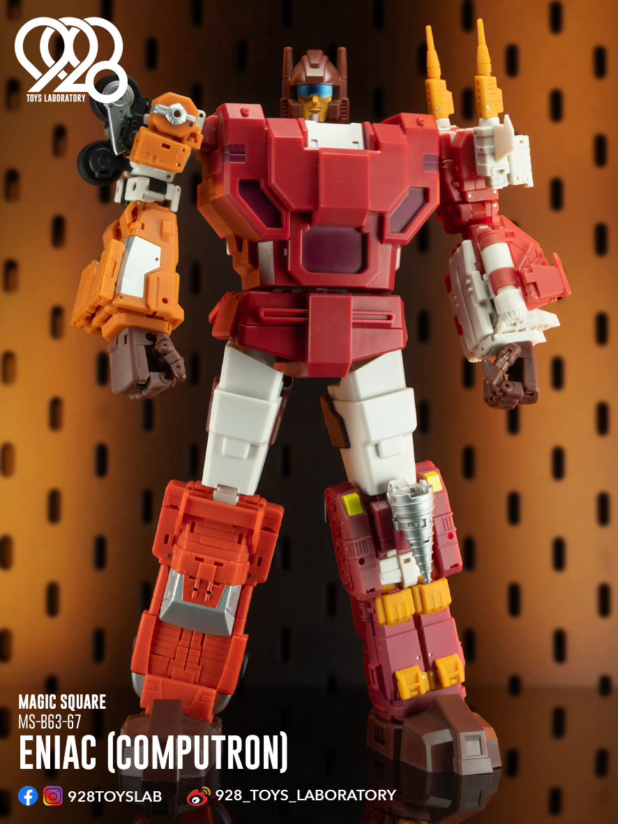 ENIAC Combiner (Legends Computron) Completed In-Hand Images From Magic Square Toys