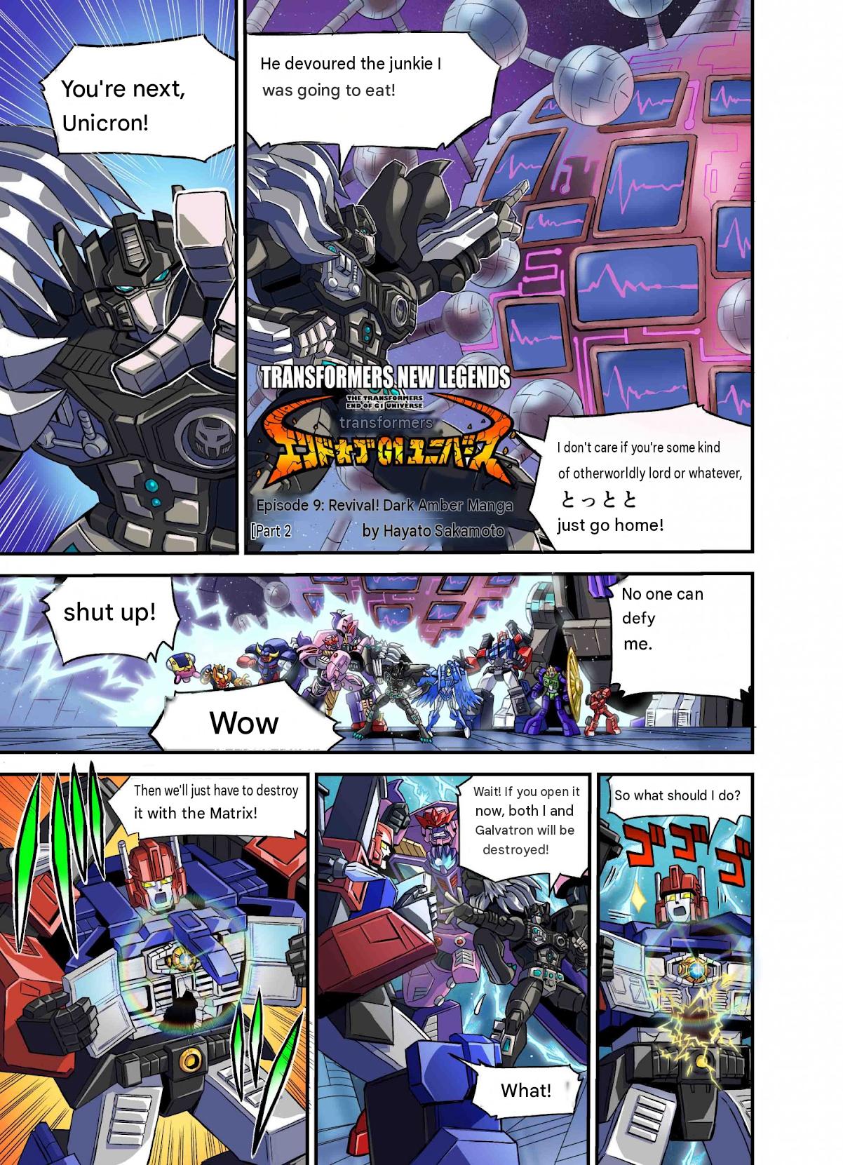 Translated! Black Amber Leo Prime & Bluebolt Part 2 - New Legends Web ...