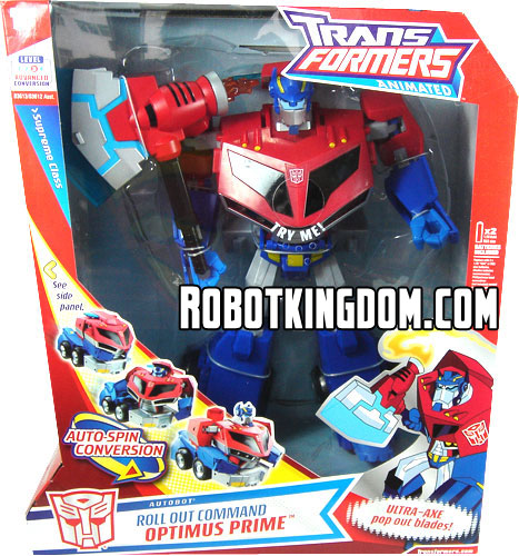 Animated Supreme Roll Out Command Optimus Prime